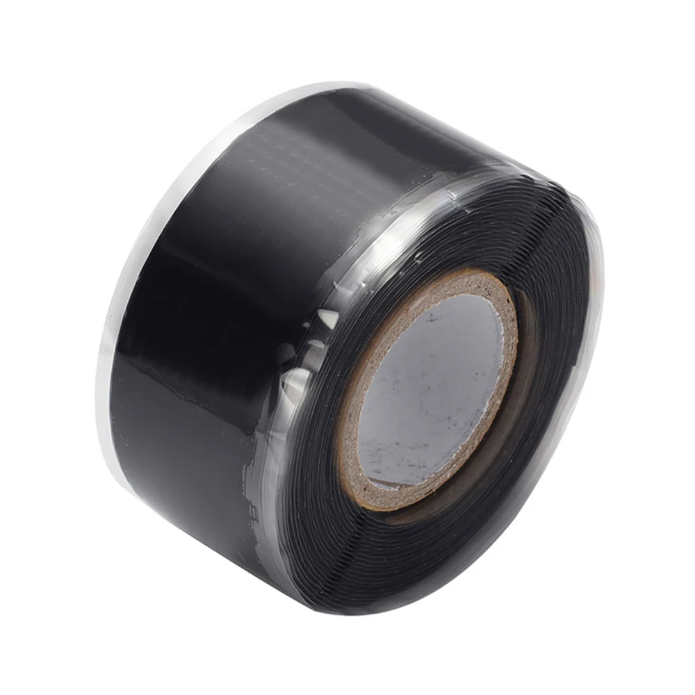 Black Waterproof Self-Fusing Rubber Repair Tape Pressure Sensitive Gas Pipe Leak Seal for Bag Sealing