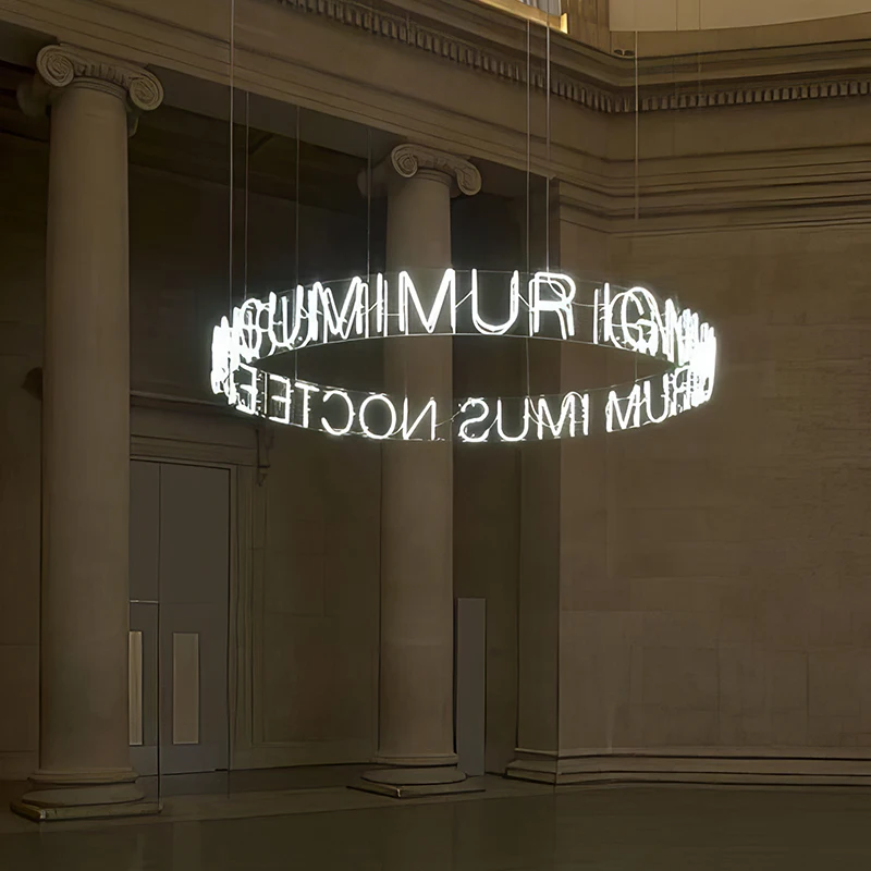 Ceiling Round Square Led Neon Sign,Acrylic Neon Sign,2V round led neon signs bar decoration