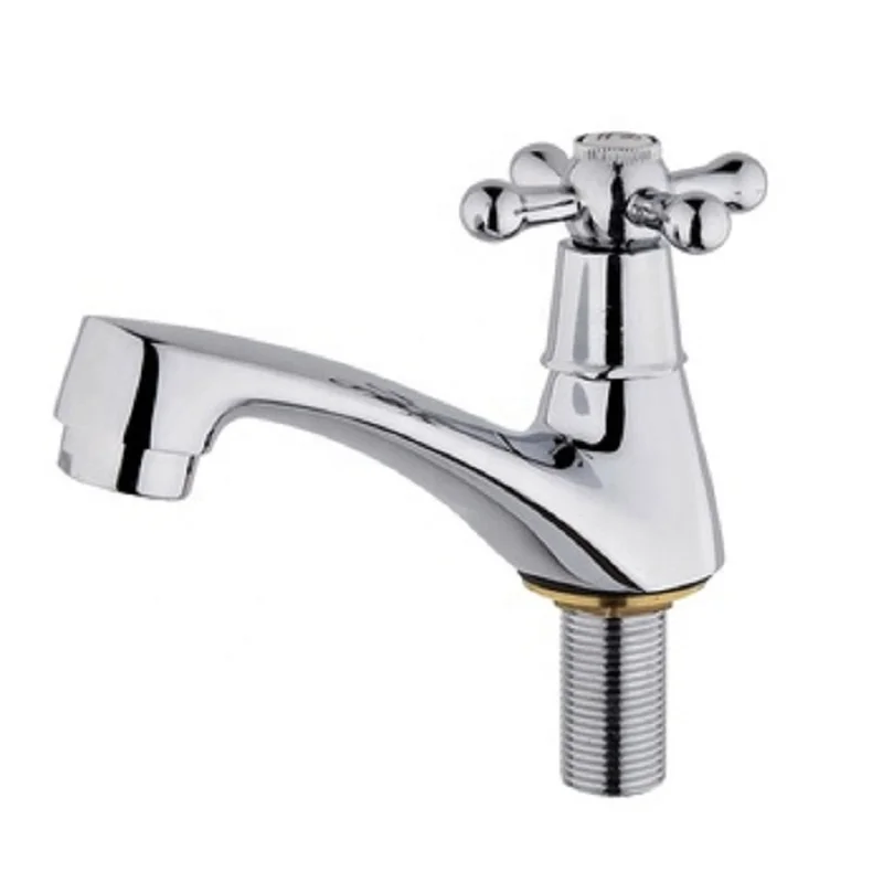 China single lever chrome-plated bathroom basin faucet