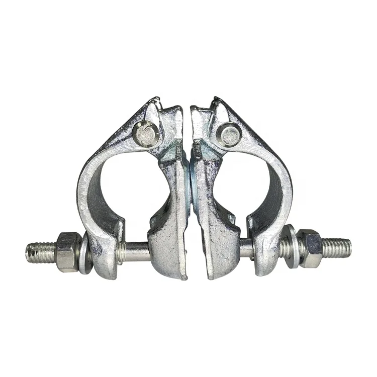 EN 74 Class B joint pin swivel double steel coupler drop forged coupler with tube