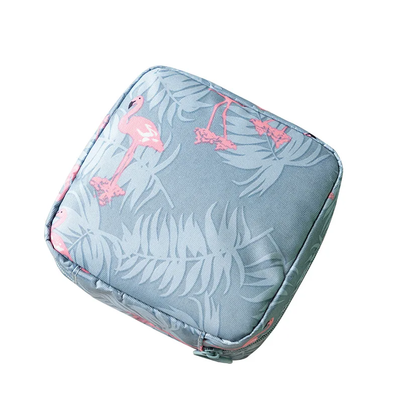 Multifunction Mini Makeup Bag Physiological Period Sanitary Napkin Twill Fabric Portable Storage Small Storage Bag