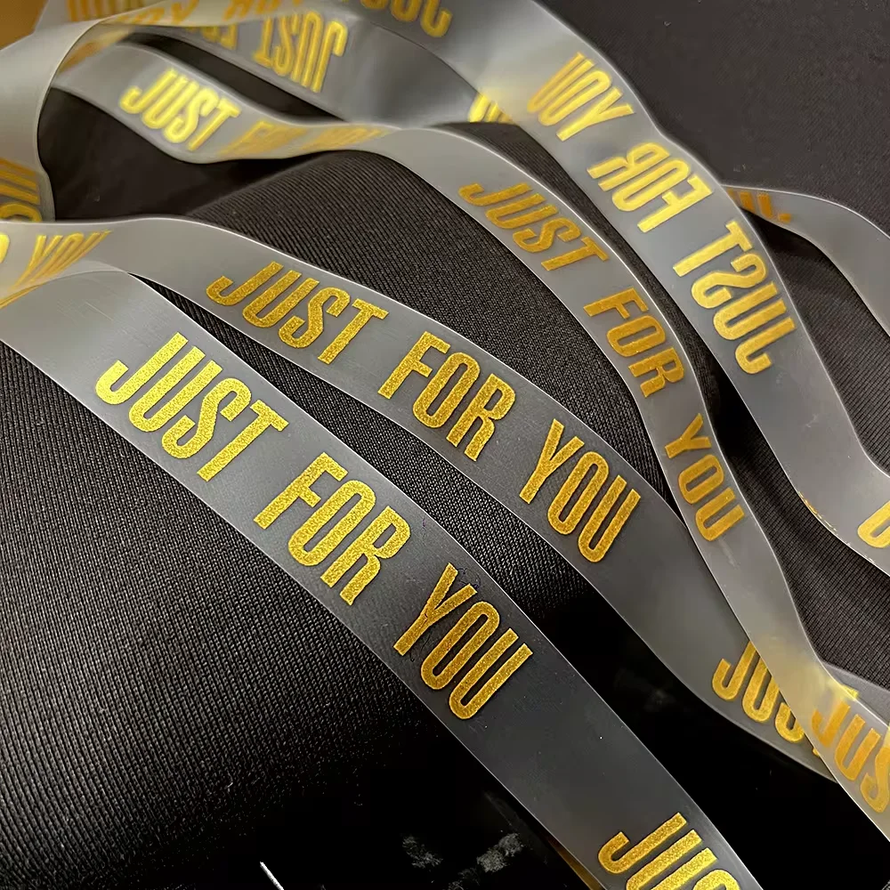 Best Price Silicone Ribbon Wash Labels Custom Design Tpu Solid Color Soft Translucent Ribbon Roll