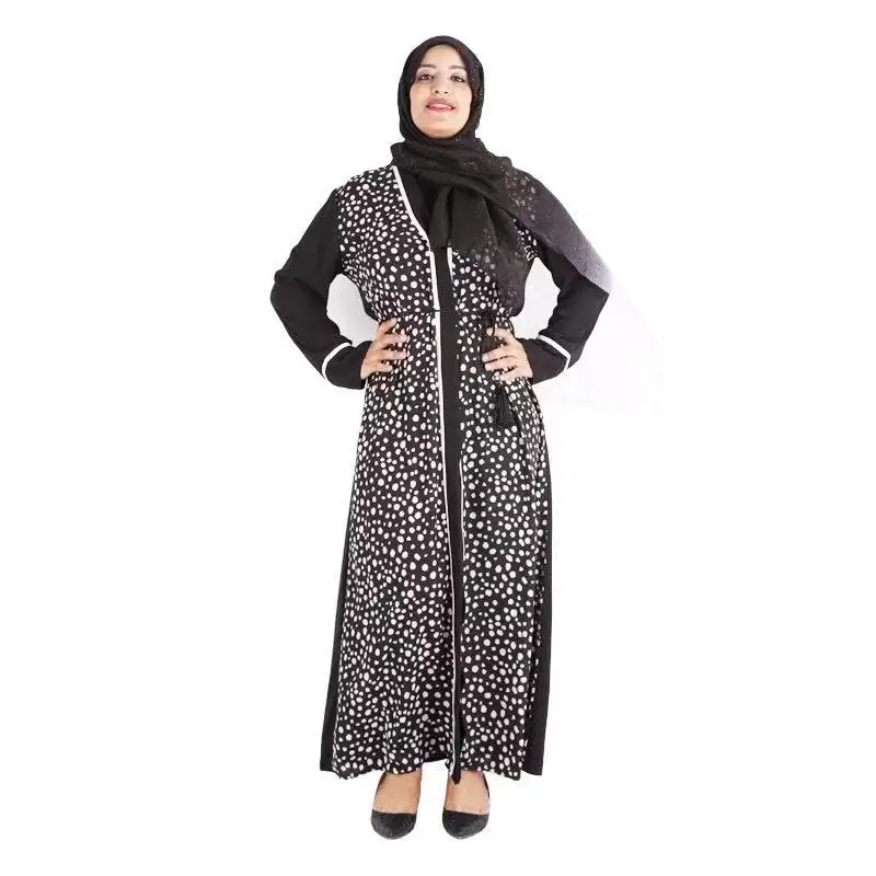 National Muslim long maxi dress Islamic lady dress robes Arab Ramadan cardigan  plus size skirt