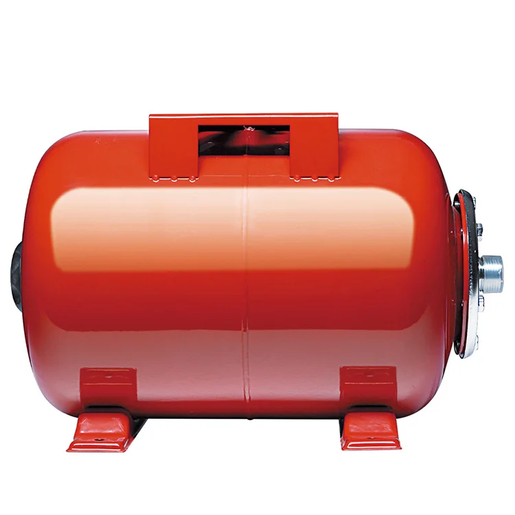 Vertical Horizontal Tank Replaceable Membrane Pressure Tanks Carbon Steel  Pump Pressure Vessel Tank Red