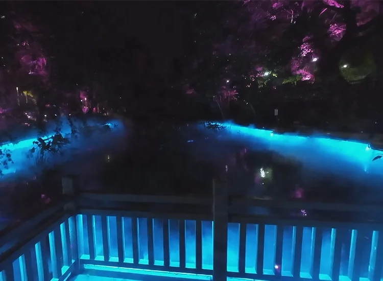 Artwatershow Free Design On/Off Led Light Pond Mist Fountain Fog Fountain Nozzle