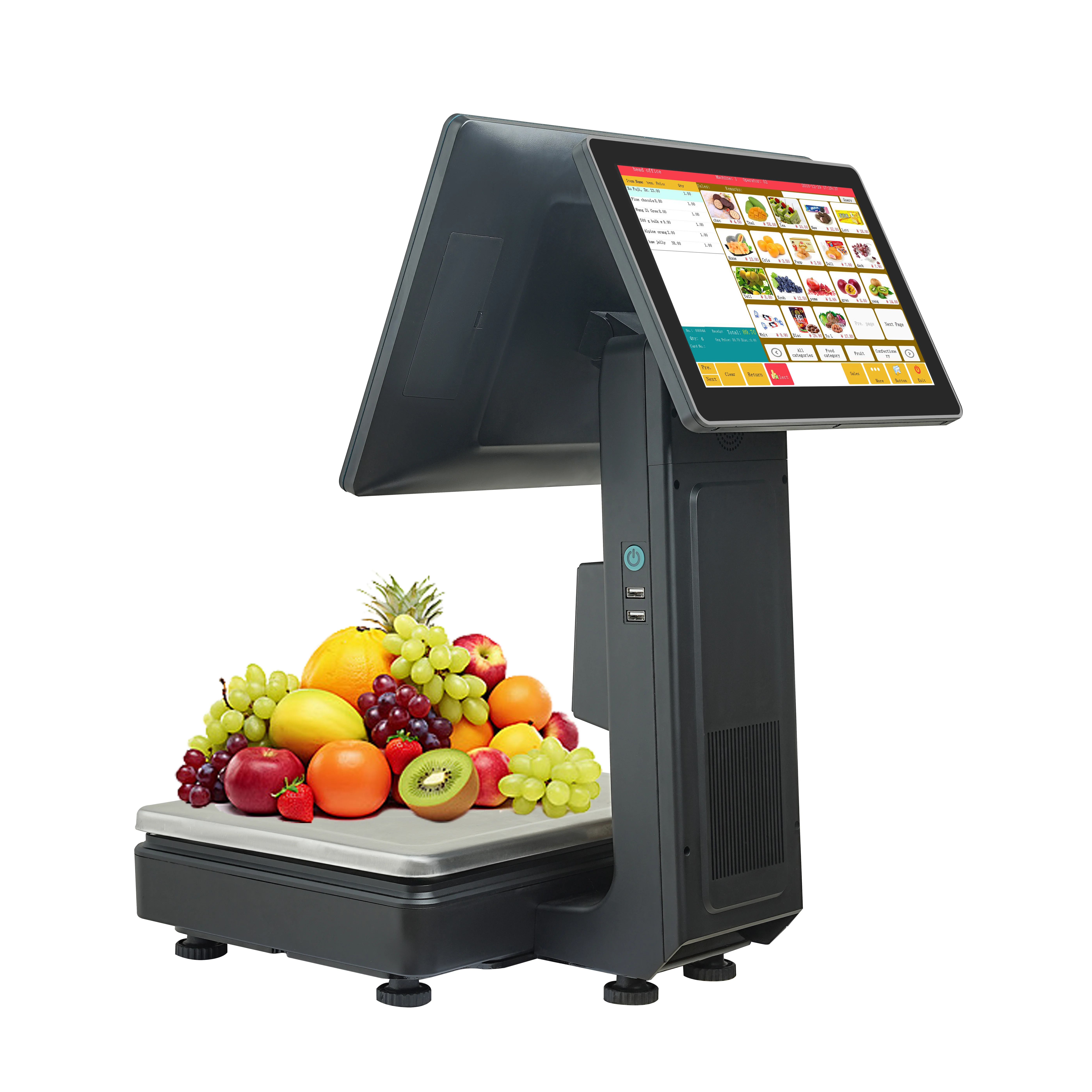 Sunson Cash Register Smart Ai Camera Pos Scale With Touch Sreen Pos Machine Pos Systems For Sale Weighing Scale For Supermarket