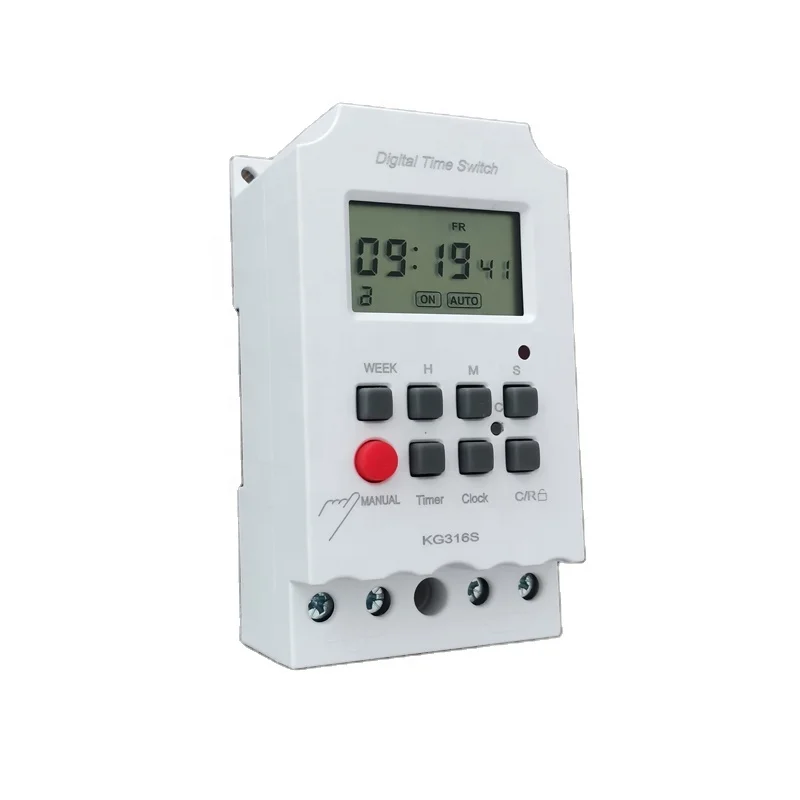 KG316S  32 ON 32 OFF minum setting seconds weekly programmable timers