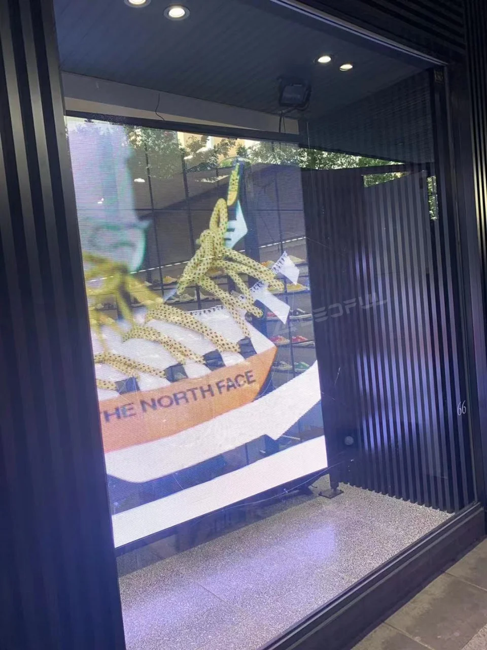 transparent curtain mesh  pakistan advertising led display screen transparent