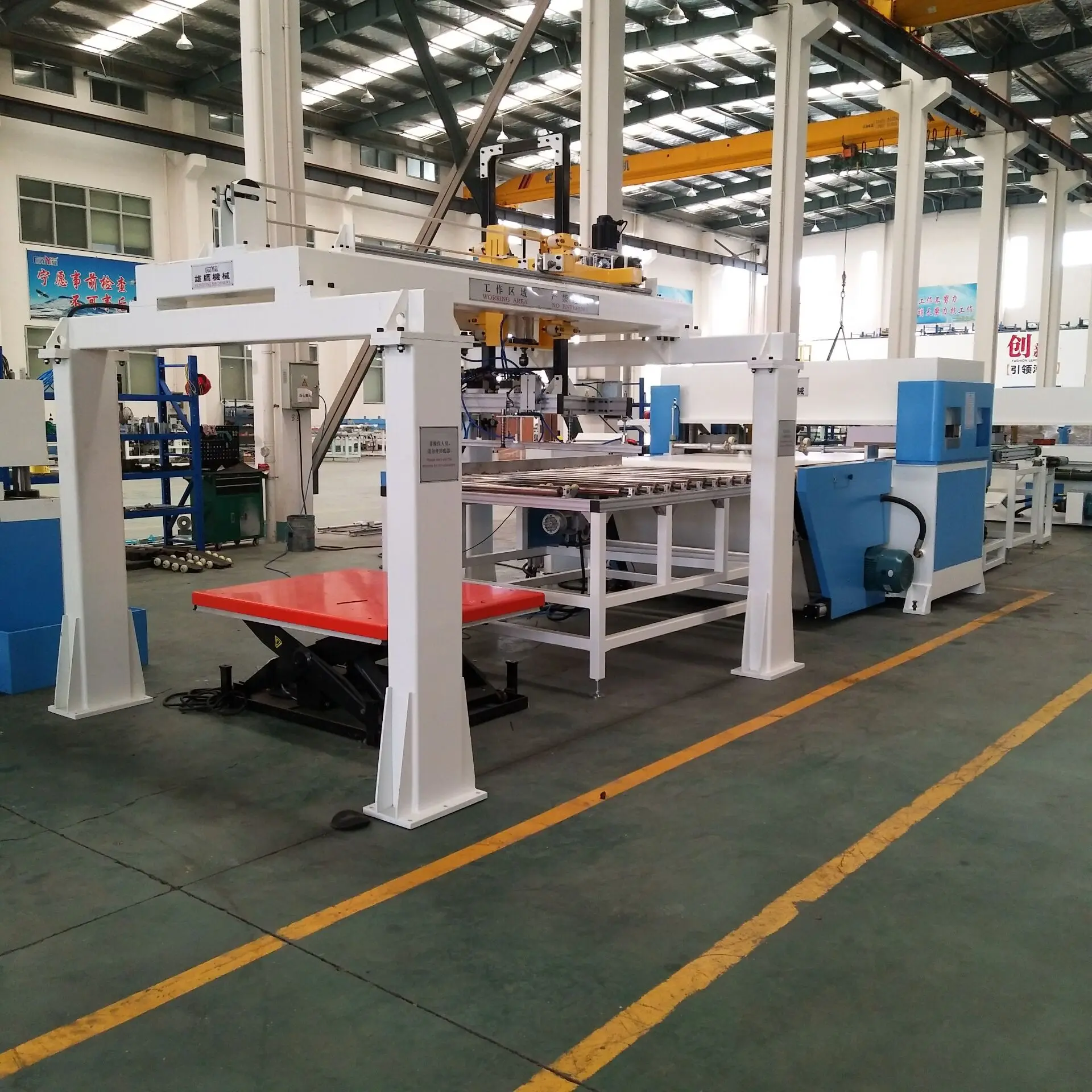 high quality full automatic continuous tiles cutting machine