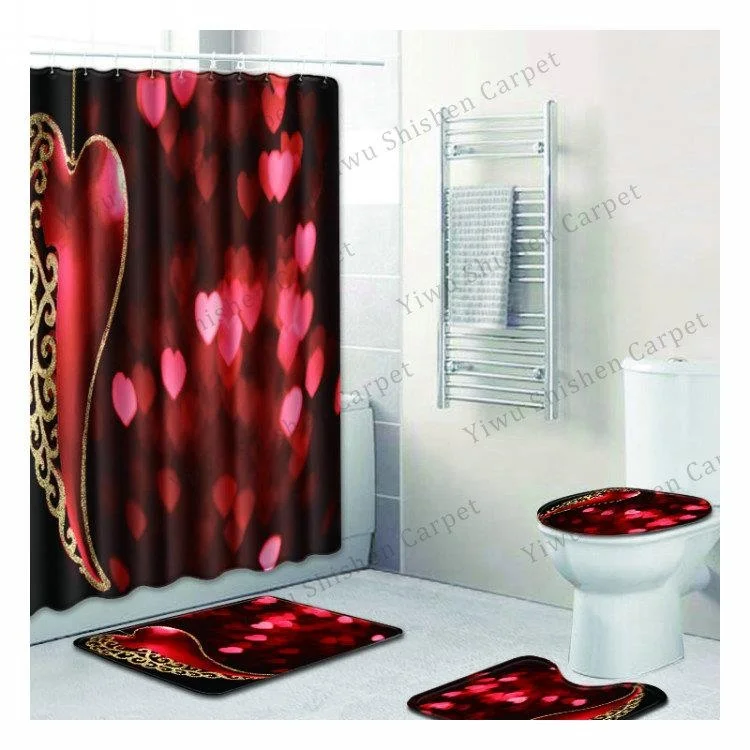 Customer shower mat with hanger turkish bath mat printed bath rug luxurux bathroom rug mat