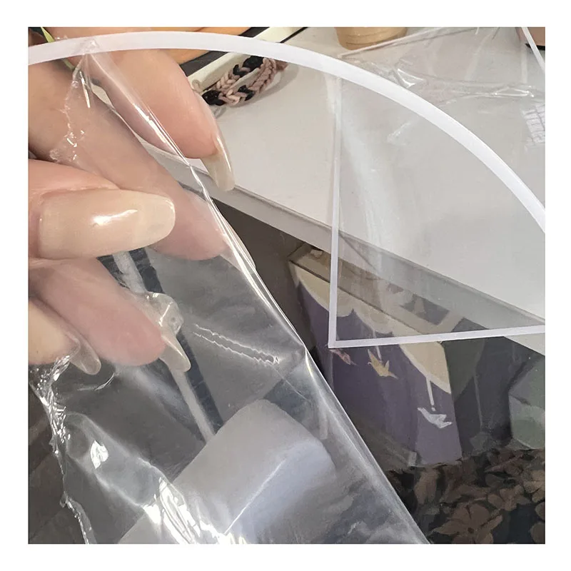 Hot Sale Custom Size Film 0.5mm Thick Transparent PVC Rigid Sheet