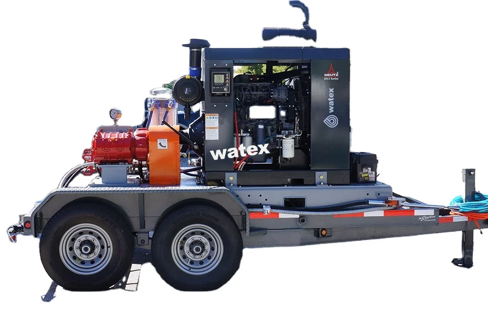 Hydro jetter machine power cleaning equipment high pressure cleaner sewer drain jetting machine