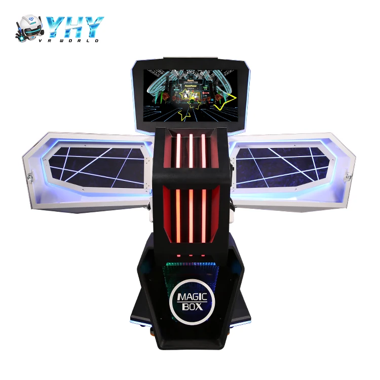 Two Players Small Space Easy to Move Folded 32' Touch Screen Shooting Game Vr Walker