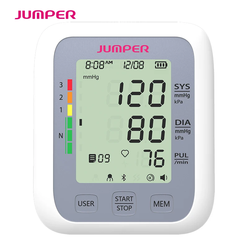 JUMPER JPD-HA120 Hospital Arm bp Machine Bluetooth Digital Blood Pressure Monitor