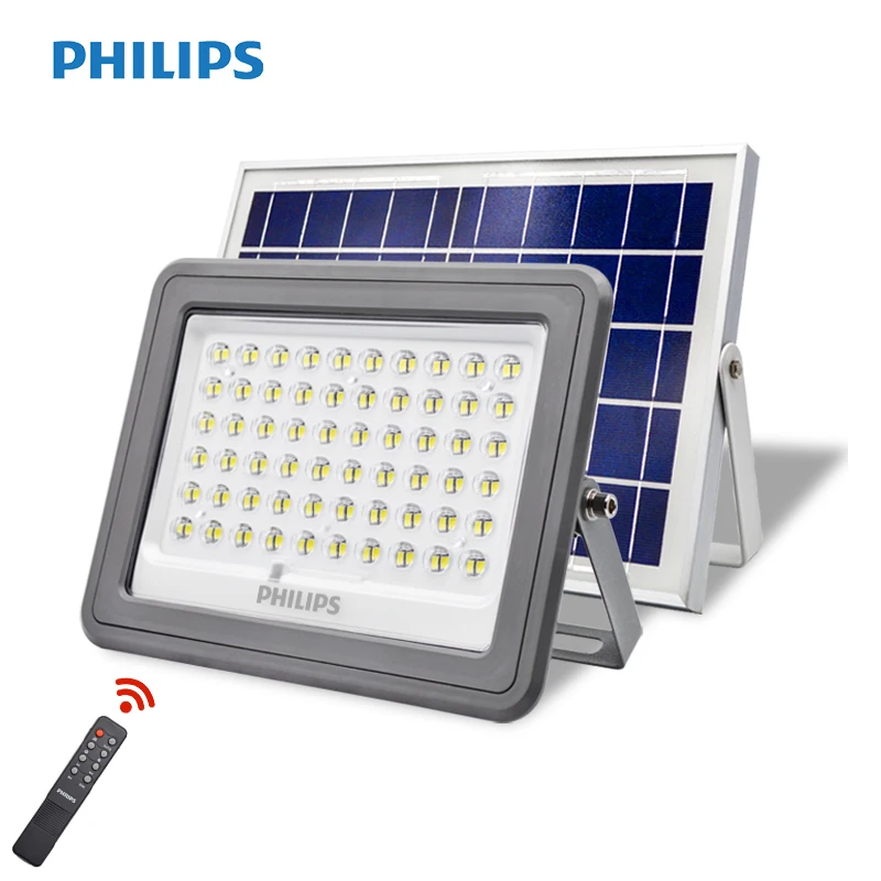 Original Phili-BVC080 Smart bright Flood light Industrial Waterproof Ip65 Outdoor Solar Reflector Led Garden Solar Flood light