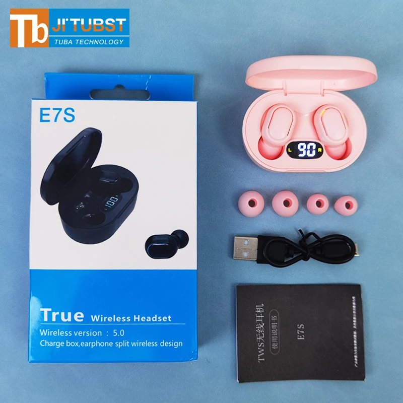 2023 TWS True Wireless Earbuds E7S E6S A6S A6 A7S A8 Handsfree Waterproof Earphone Headset gaming in-ear earphones headphones