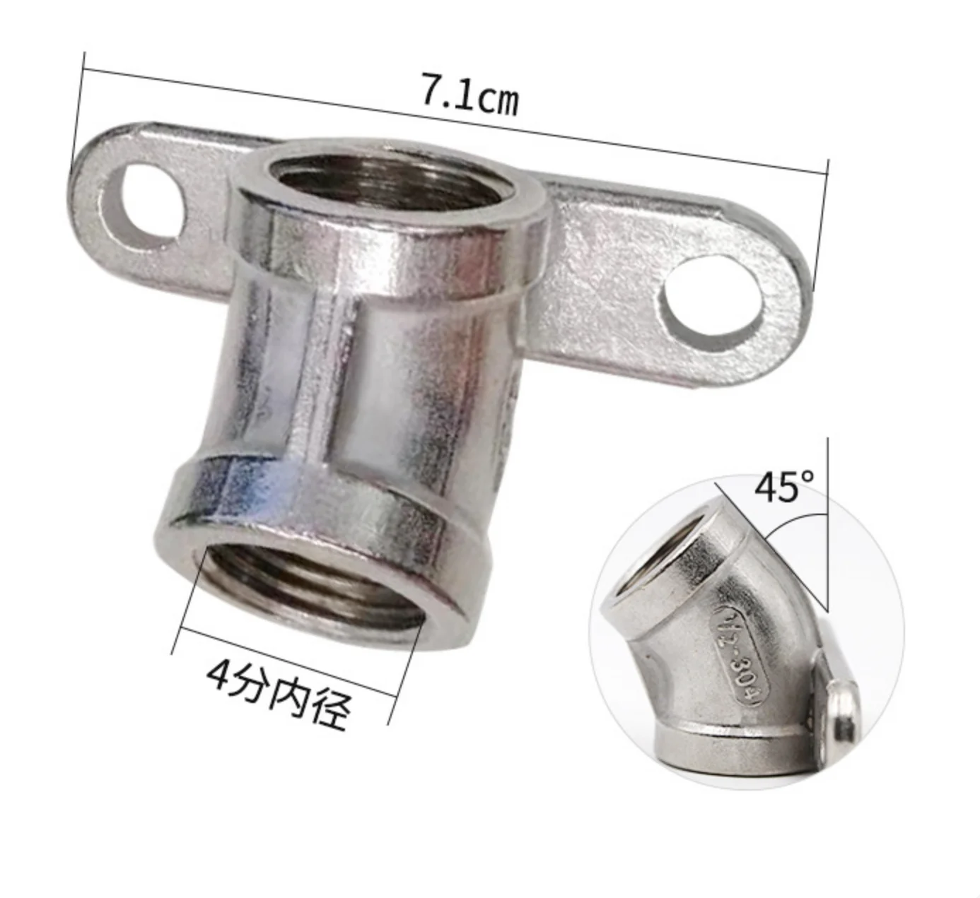 Thickened Stainless Steel Pig Drinking Nipple Anti-splash pig water Drinker Automatic Pig Drinking Fountain