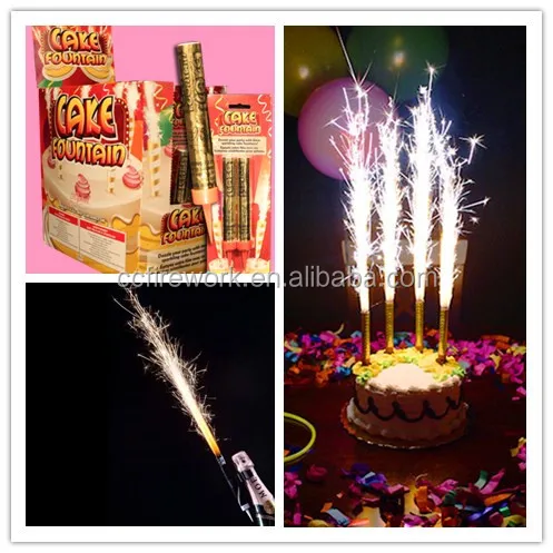 High quality birthday cake cold fireworks ice fountain candle