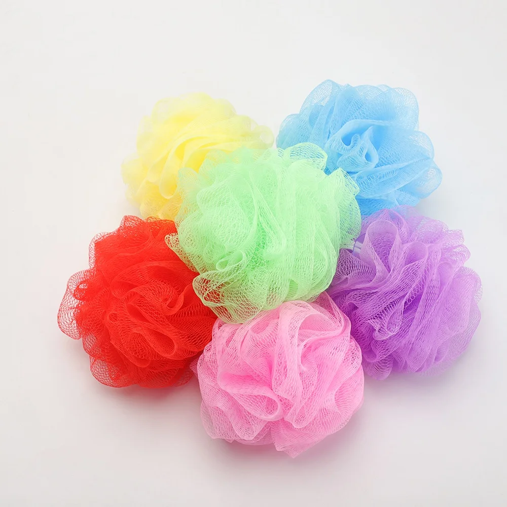 Factory Super Soft Bath Ball Shower Bouquet Loofah-bath-sponge Lace Mesh
