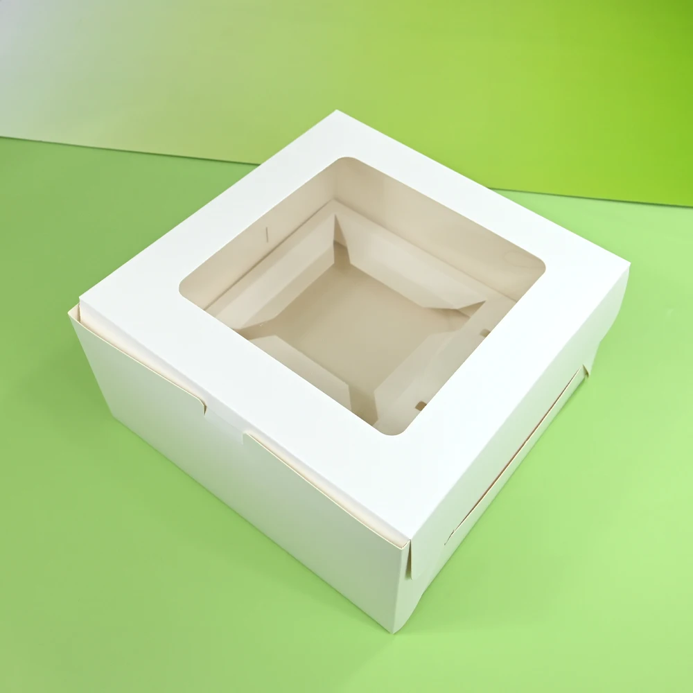 XJH Clear Bento Cake Lunch Box Clear Bento Cake Box with 5 Cupcake Insert Bento Plus 5 Cupcake Box