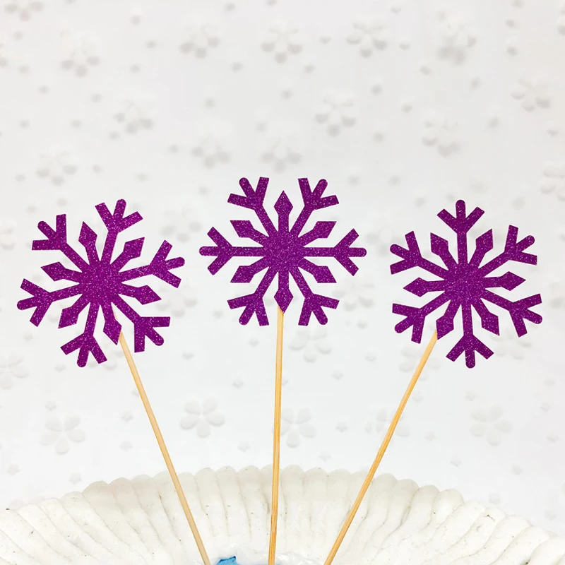 Glitter Gender Reveal Boy or Girl Cup Cake Toppers Baby Shower Party Cake Food Decoration Supplies/