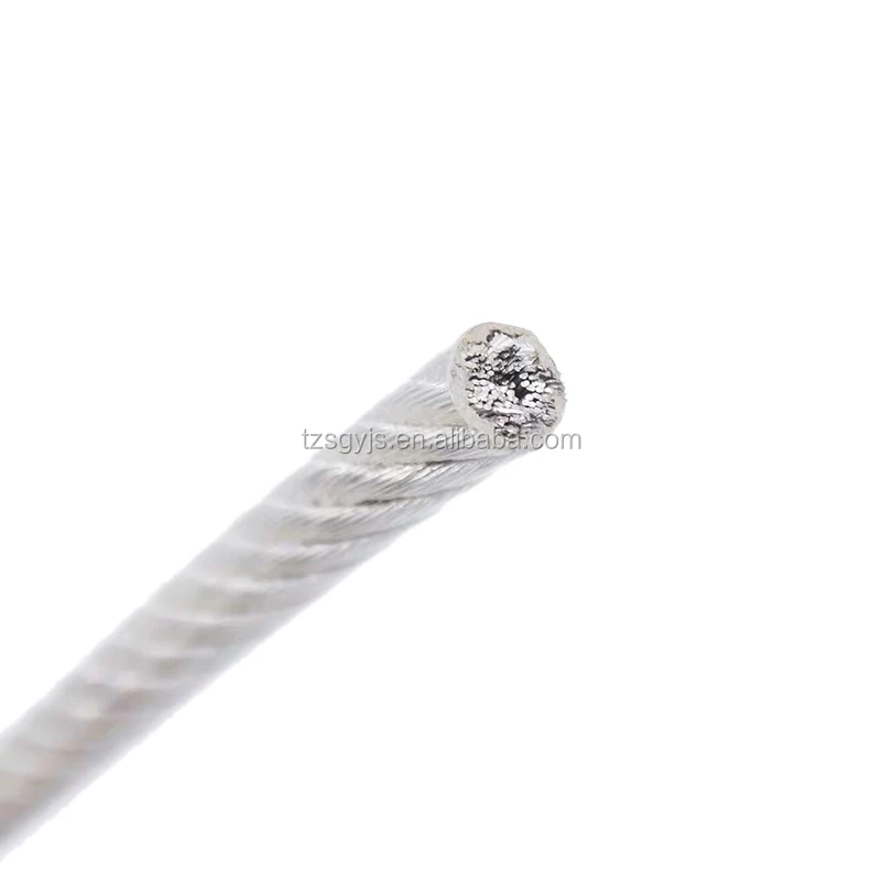 
Wholesale 7*19 7*7 2mm 1.5mm 3mm pvc coated stainless steel wire rope 