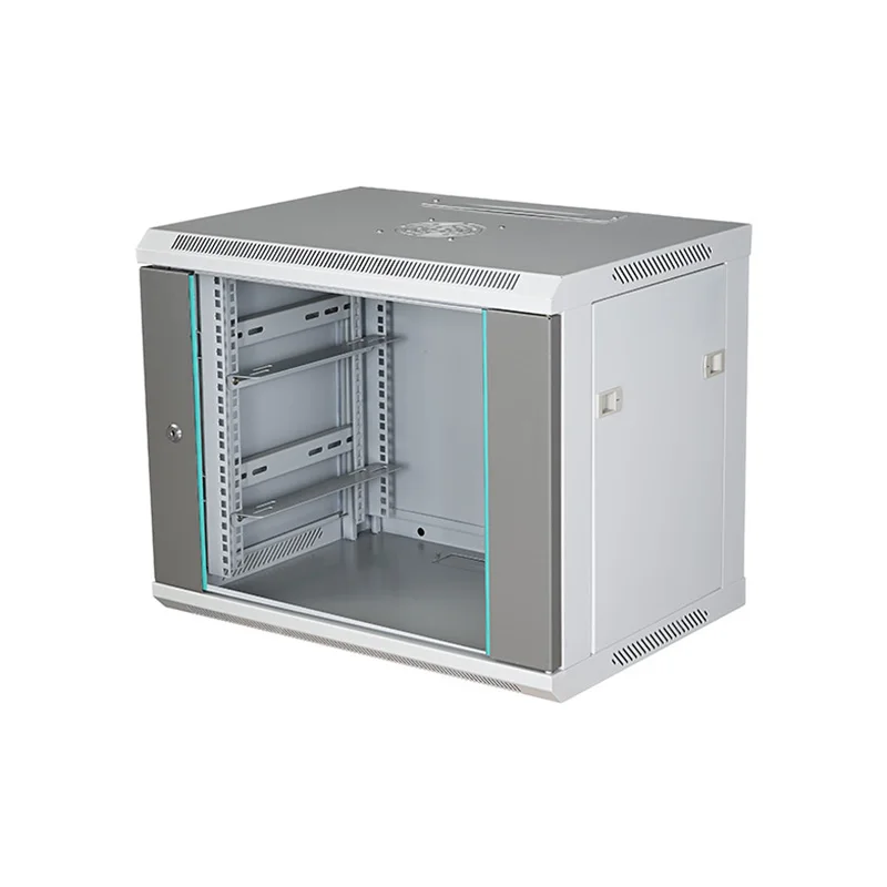 Top-ranking 6U 9U 12U 19 Inch Data Center Server Rack 42U Floor Standing Glass Door Network Cabinet