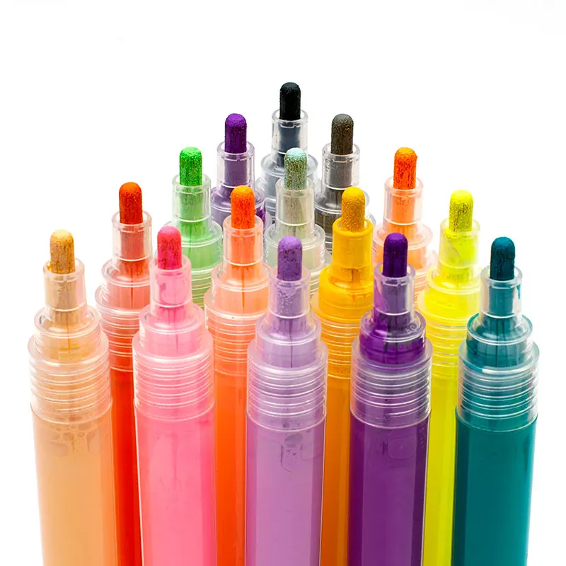 
Stromer Manufacture Oem Customer Logo Acrylic Paint Markers Set For Rocks Glass Fine Tip Multi Color Acrylic Paint Pens 