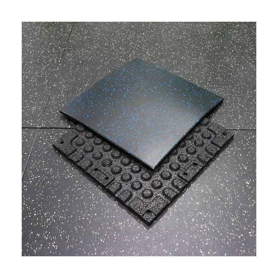 Прочные напольные покрытия для спортзала Epdm со встроенными зажимами-легко установить высокопроизводительных тренировок
