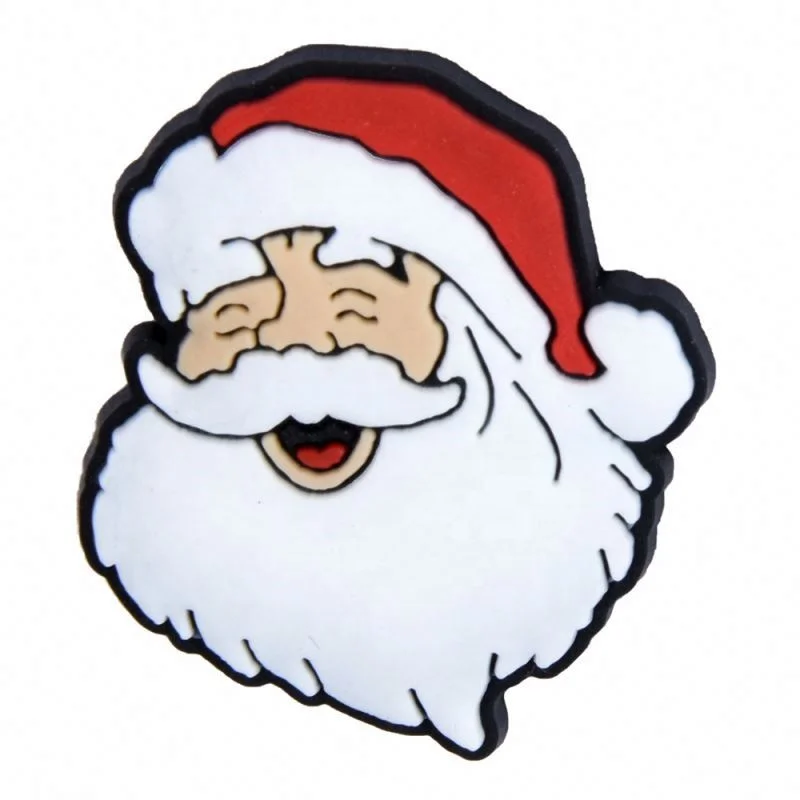 Christmas PVC Shoe Charm Fit Clog Santa Father Christmas Anime Cartoon Dog Christmas Tree Charms for Shoes Accessories