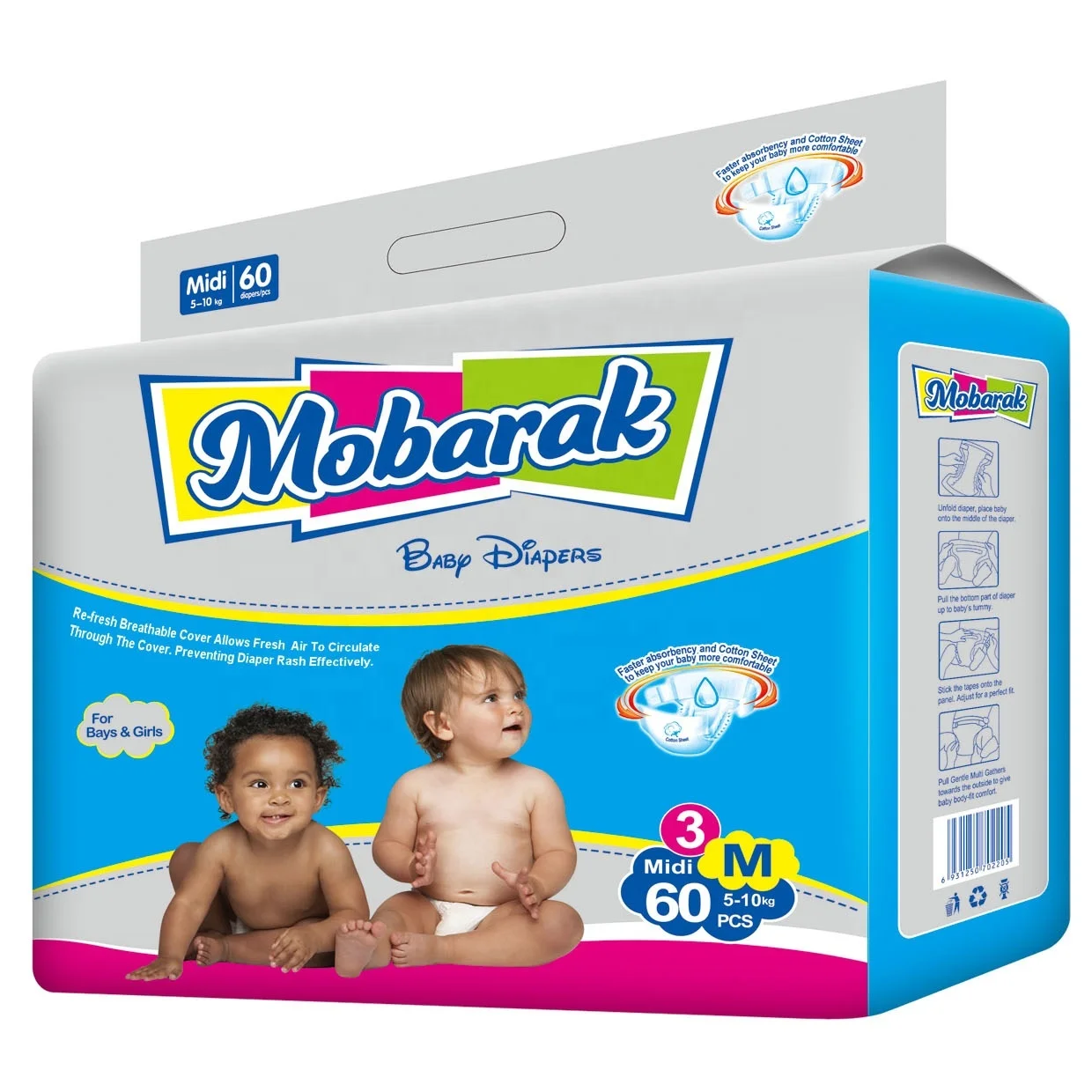 Comfortable Baby Diaper pants disposable for Both Boys