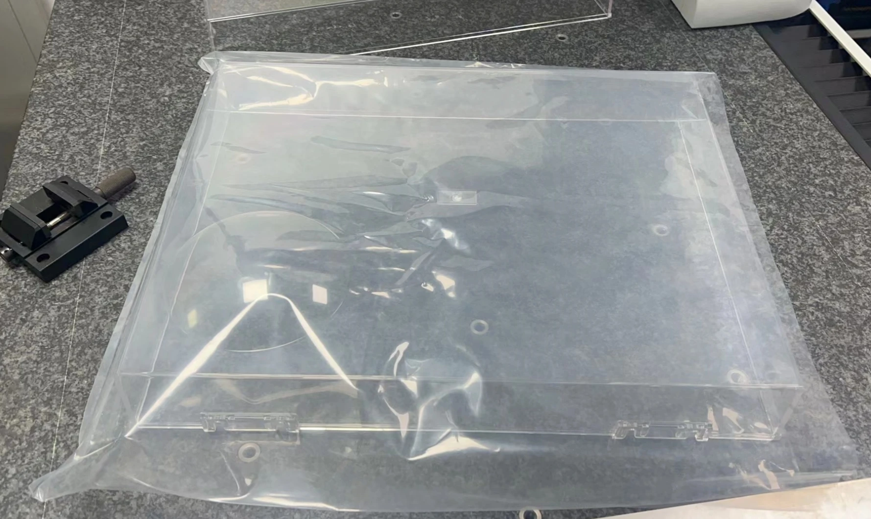 Custom Vacuum Plastic Casting Transparent Acrylic PP PC Lid Cover Large Plastic Vacuum Casting Forming Parts