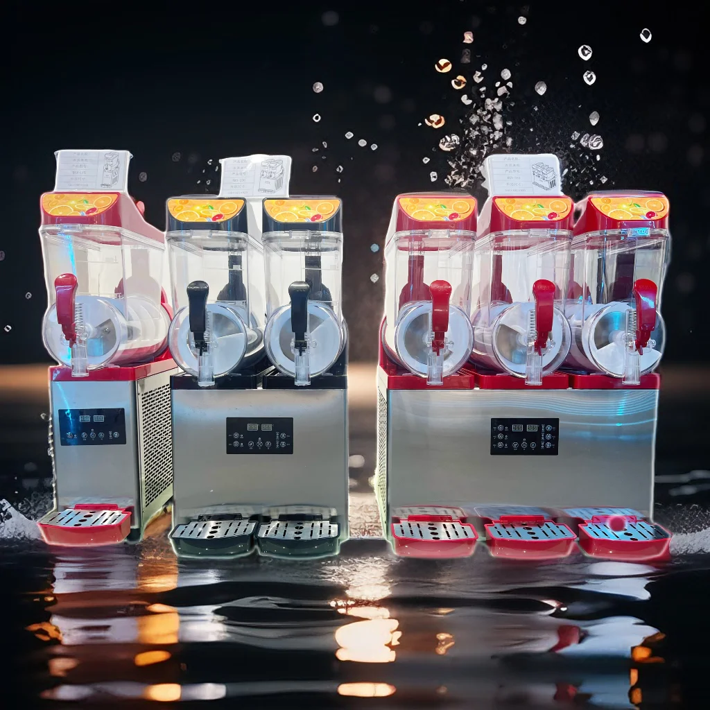 New Type Smoothie Ice Slush Machine Commercial Fruit Machine Juice Dispenser Slush Machine