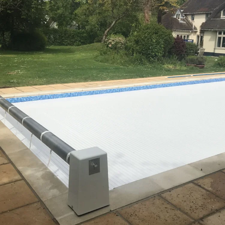 PC electric cover strip Automatic swimming pool cover Polycarbonate automatic swimming pool cover