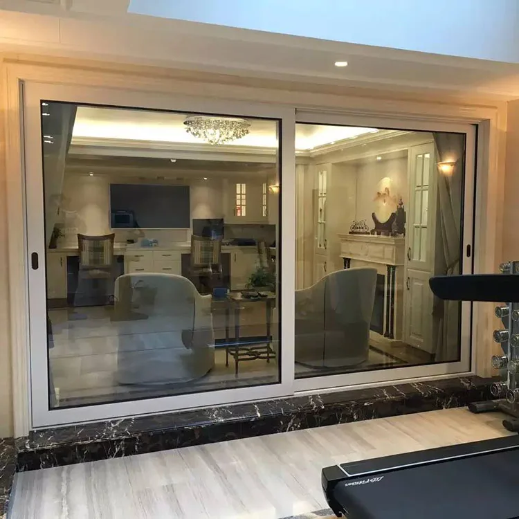 Minglei Hot Sale Large Heavy Duty Sliding Patio Doors Triple Glass Sliding Door Exterior Entry Doors