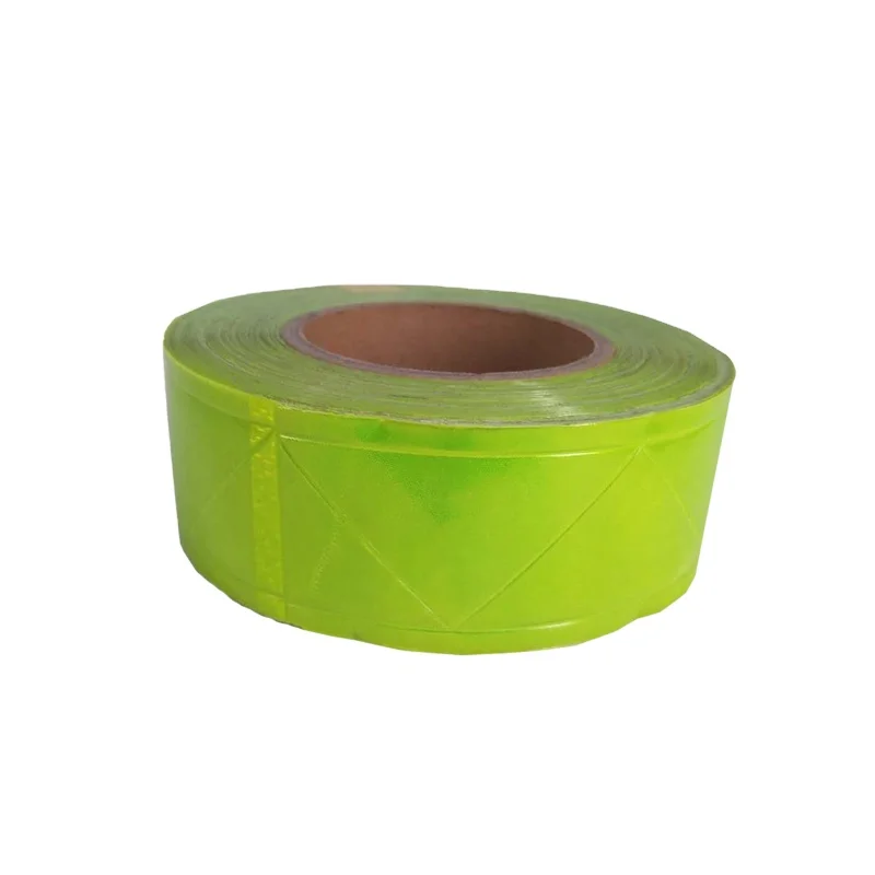 High Visibility Rainbow Color PVC Reflective Fabric For Clothing