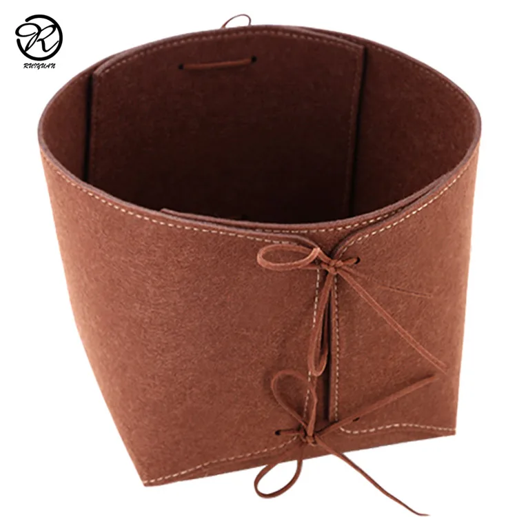 Office wholesale cute felt small storage box felt pencil drawer storage box organizers