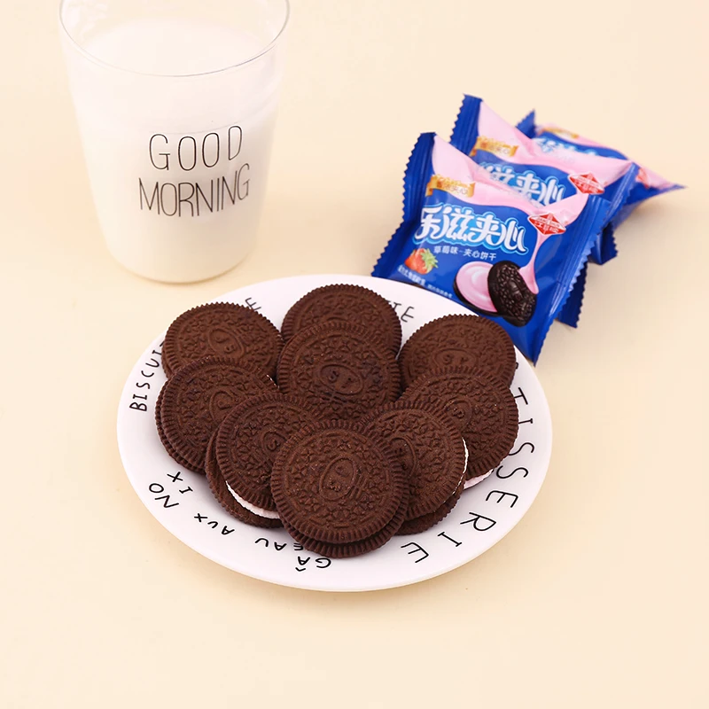 Food products sandwich chocolate biscuit sandwiching biscuits cookies