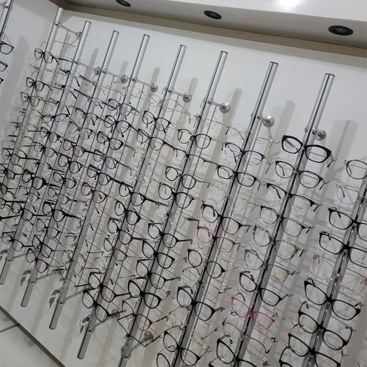 Wholesale Mobile Rotating Eyeglass Spinning Sunglasses Woo d Rack sunglasses stand display stand glasses display stand