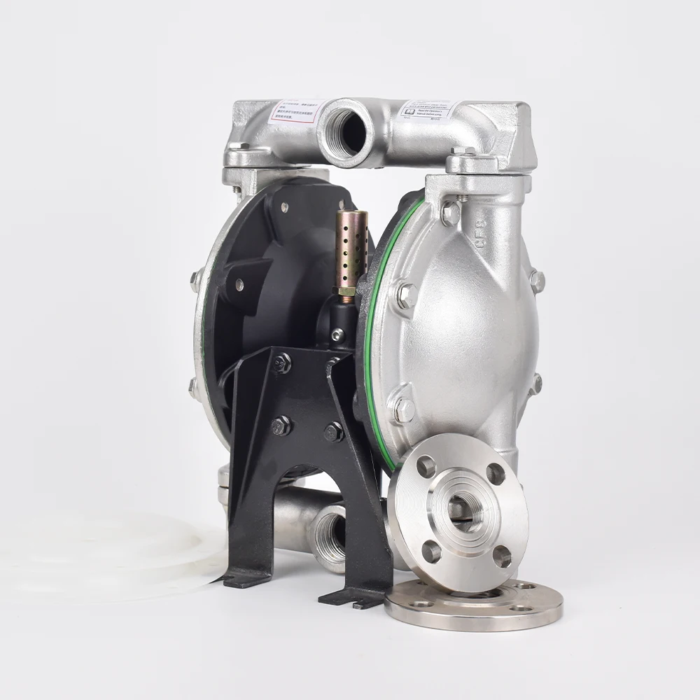 Stainless Steel High Performance 1-3 Inch Air Operated Diaphragm Pump for Chemical and Alcohol Liquids