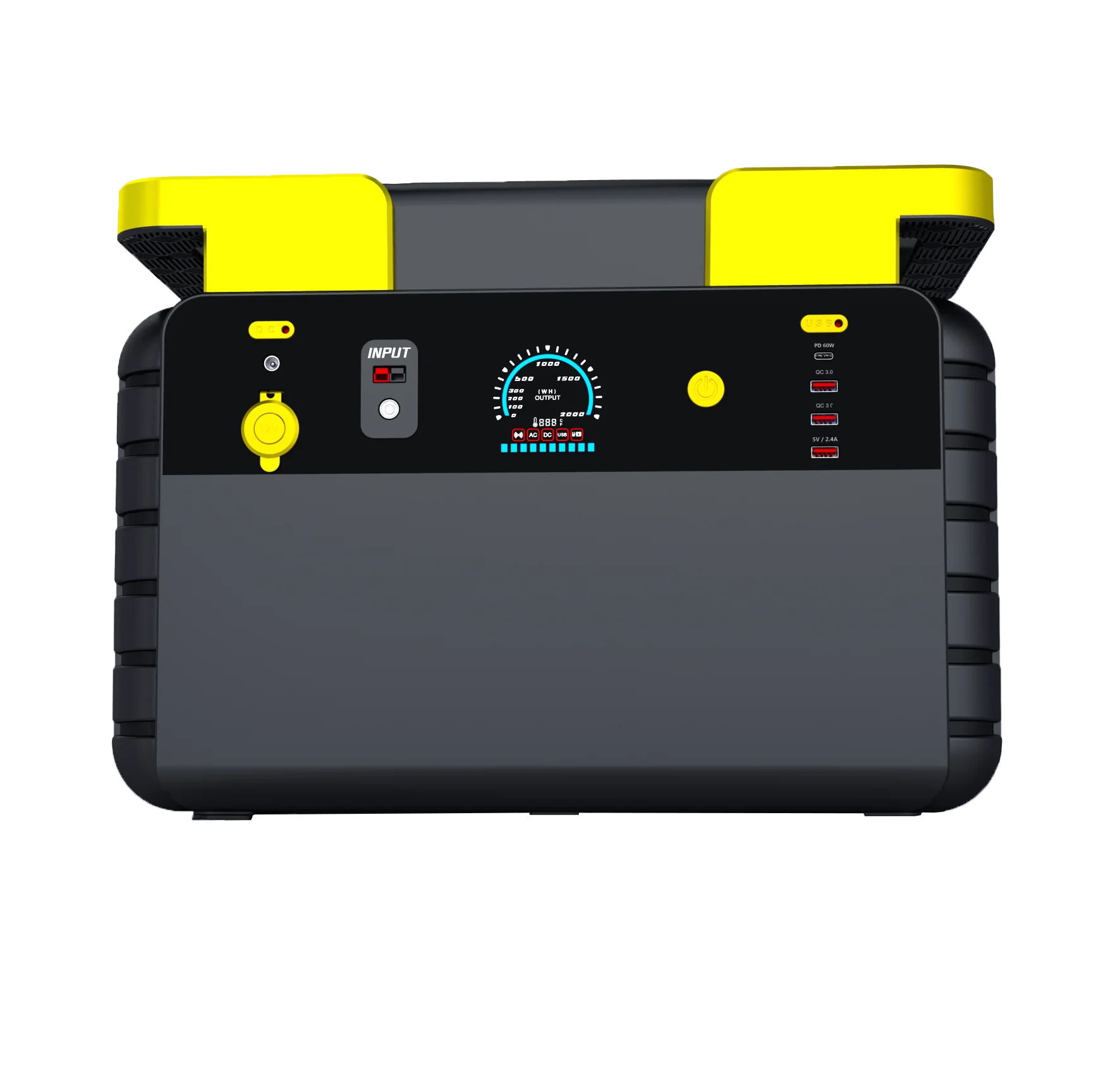 Wholesale OEM Backup Powers 2000w  Digital Display High Capacity Out Door Portable Power Station Solar Generator LiFePO4 Battery