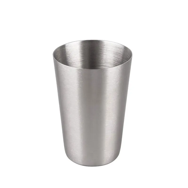 Stainless Steel Cups 12.28oz/350ml Camping  Stackable Metal Drinking Glasses BPA Free  Stackable  Durable