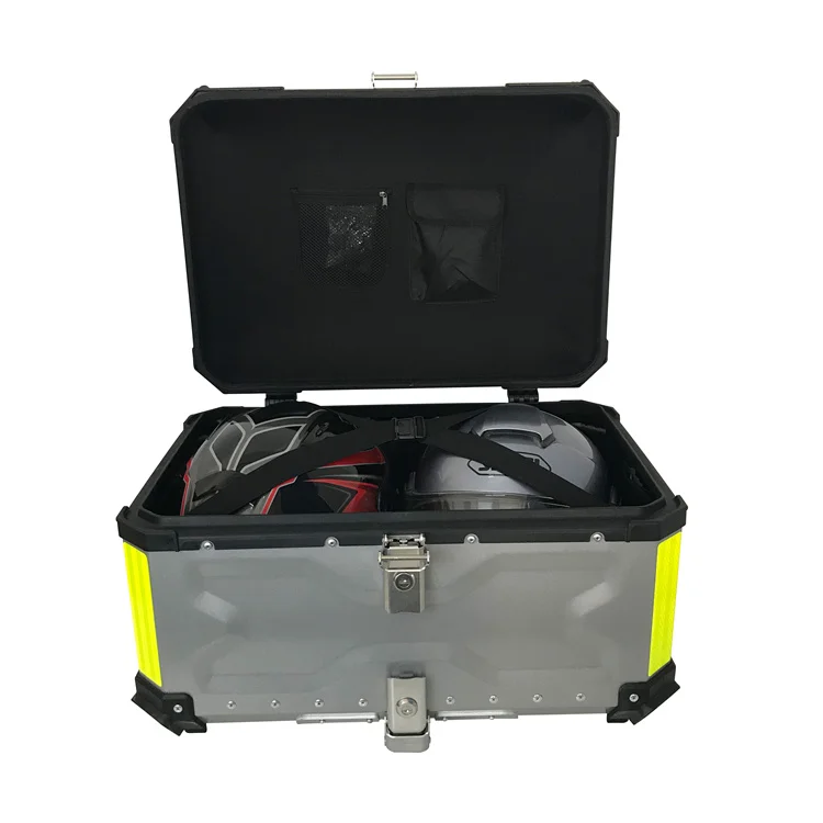 Модная Геометрическая задняя крышка на 65 л верхняя багажная для мотоцикла боковая