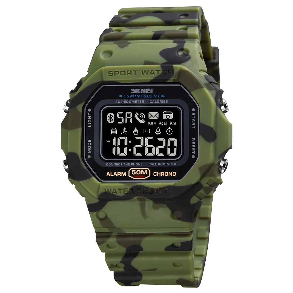 chronograph relogio feminino skmei 1743 black waterproof mens binary watch own logo