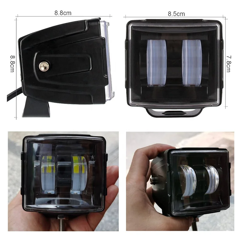 
Bi-Color White Amber Yellow Cube 3 inch Pods 30W Dual Color LED Running Driving Fog Light Two Colors White Amber Yellow Cube 3inch 30W 4 inch Pods Driving Work LED Running Fog Light For Bulldozer Forklift&nbsp;
