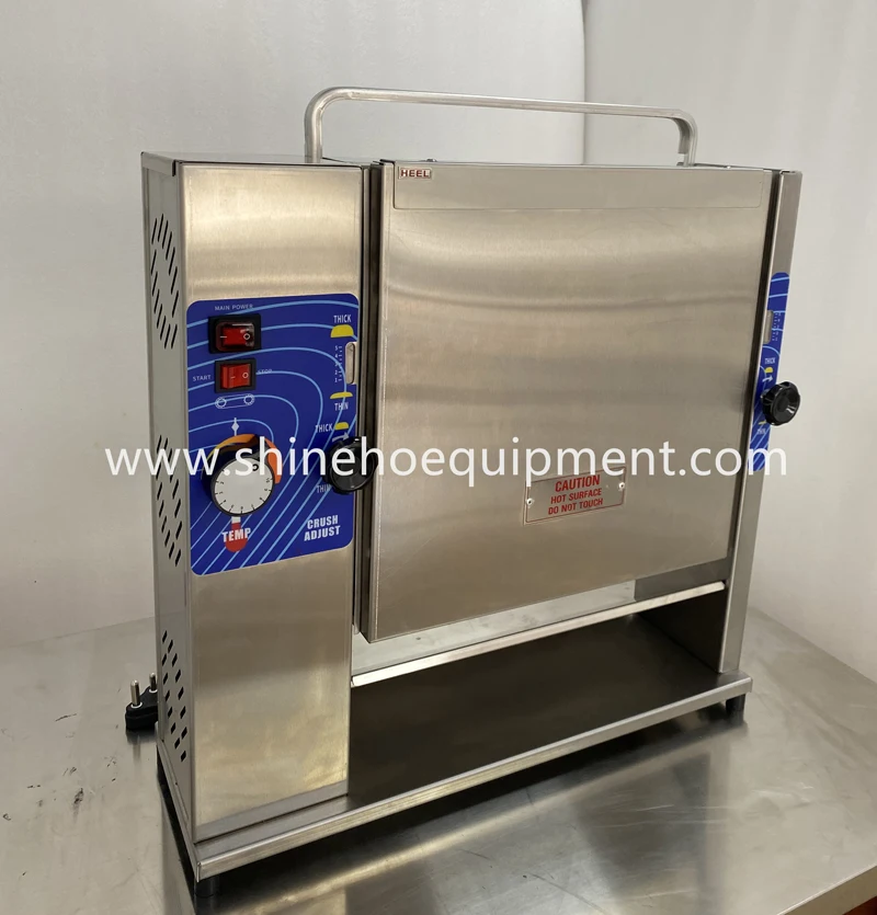 Shineho Best-selling burger patty making machine commercial  vertical contact toaster for food shop
