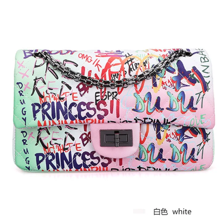 Graffiti Bags Lady Hand Bag On Sale Wholesale Designer Handbags 2021 China Factory Wholesale Purse Handbags For Women