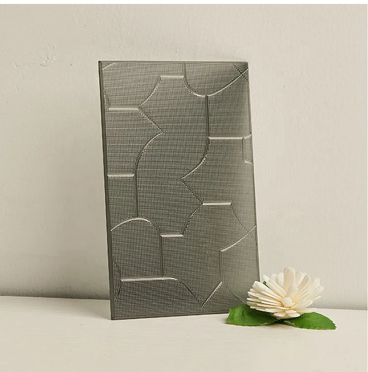 Partner Glass  3 mm 3.5 mm  Hot Melt Clear Diamond Karatachi Moru Nashiji  Woven Clear Bronze Patterned Glass