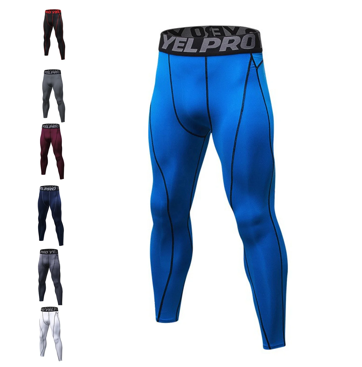 Wholesale Muscle Fit Compression Gym Fitness Pants Short Sets Custom Logo High Elastic Tight Slim Fit Anime Tracksuits for Men