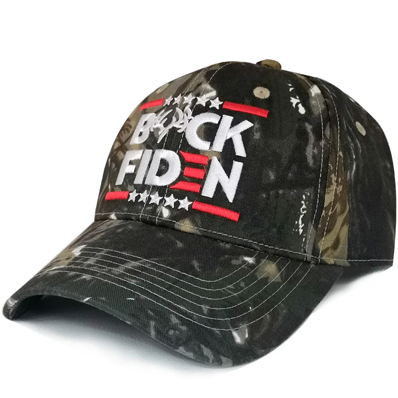 OEM Customized Make America Great Again Cap Hat Real Tree Camo 2024 Republican Hat Bi*den Anti B Hats